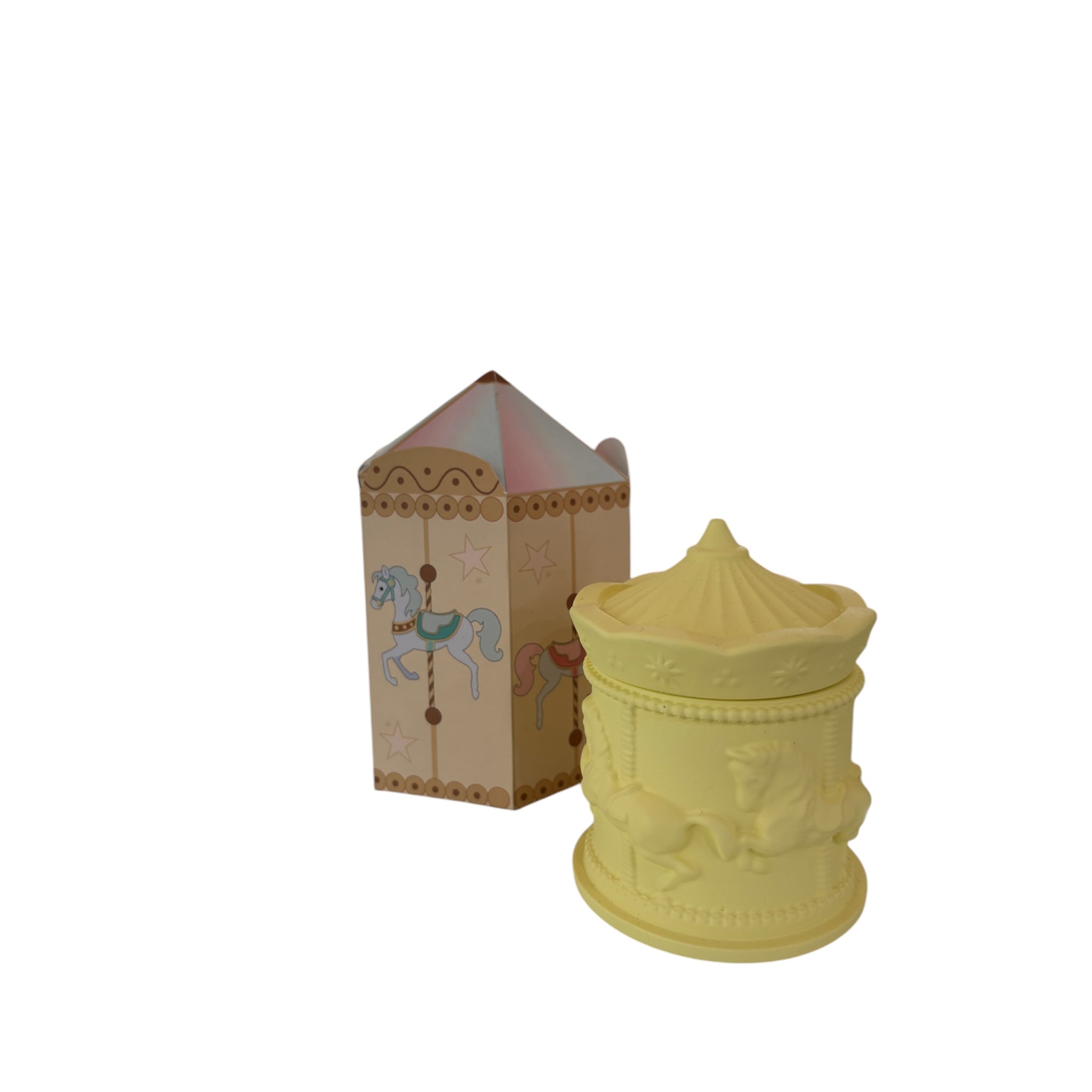 Candela Profumata Forma di Carosello – Sara’s Idea