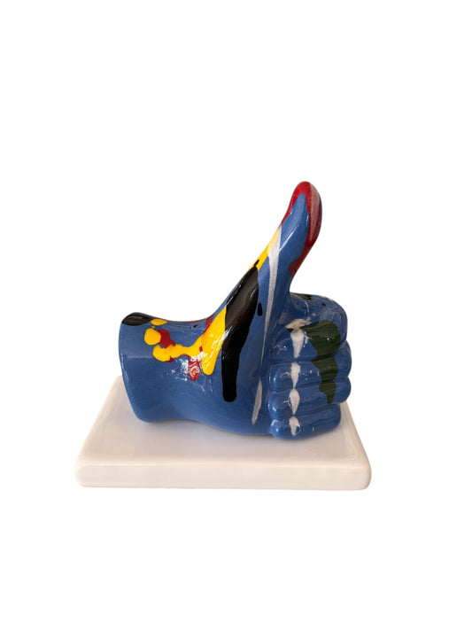 Scultura in Ceramica "Gesto OK Disteso" - Amagè