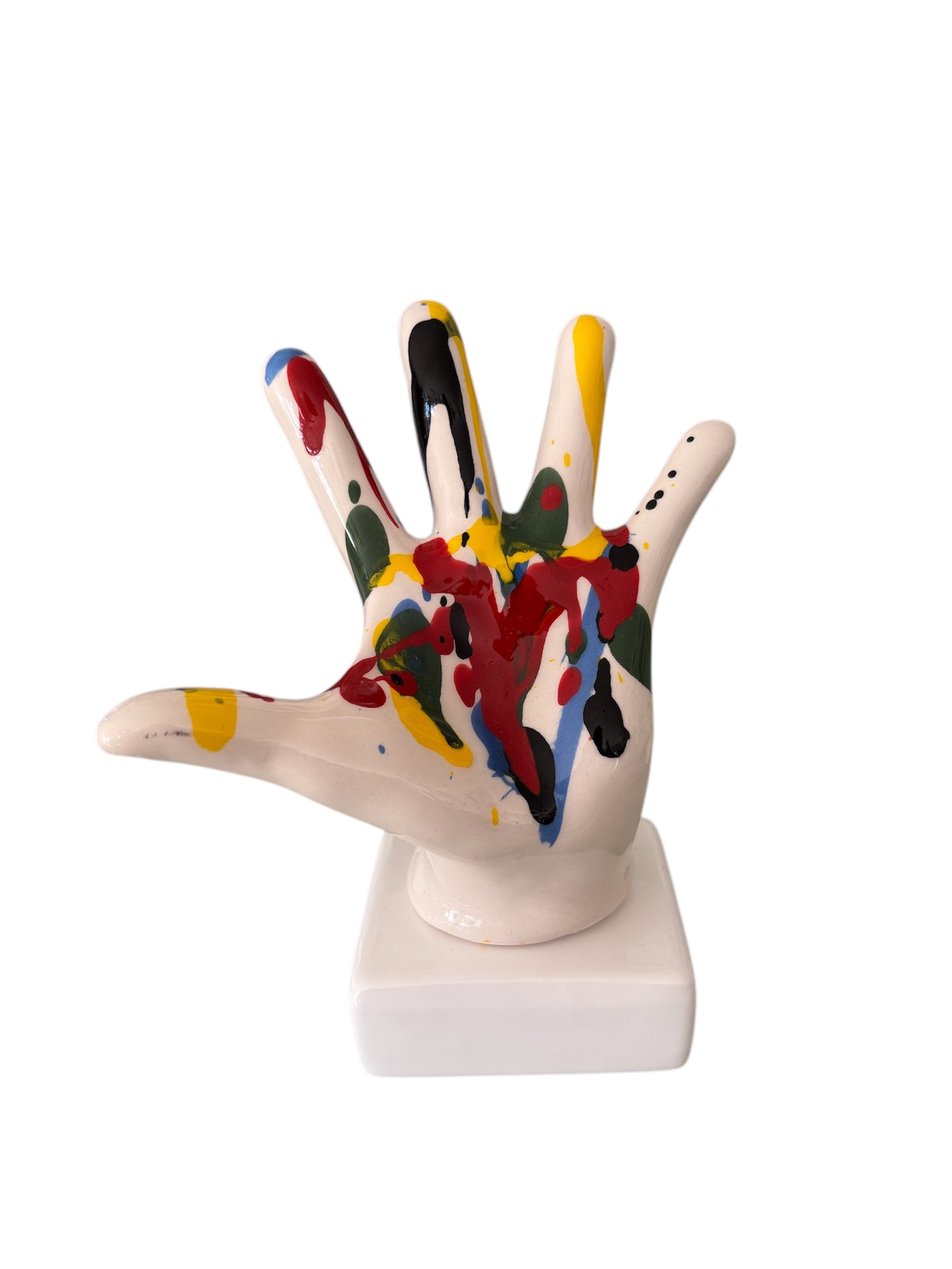 Scultura in Ceramica "Mano Aperta" – Amagè