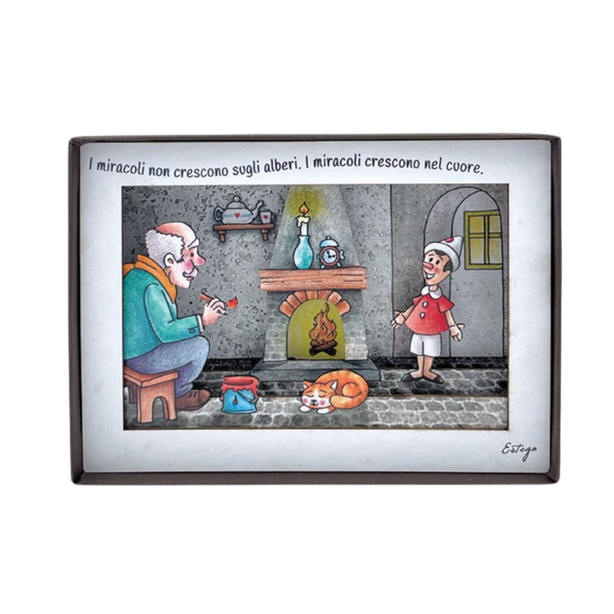Quadretto in Legno  "Pinocchio" – Estego