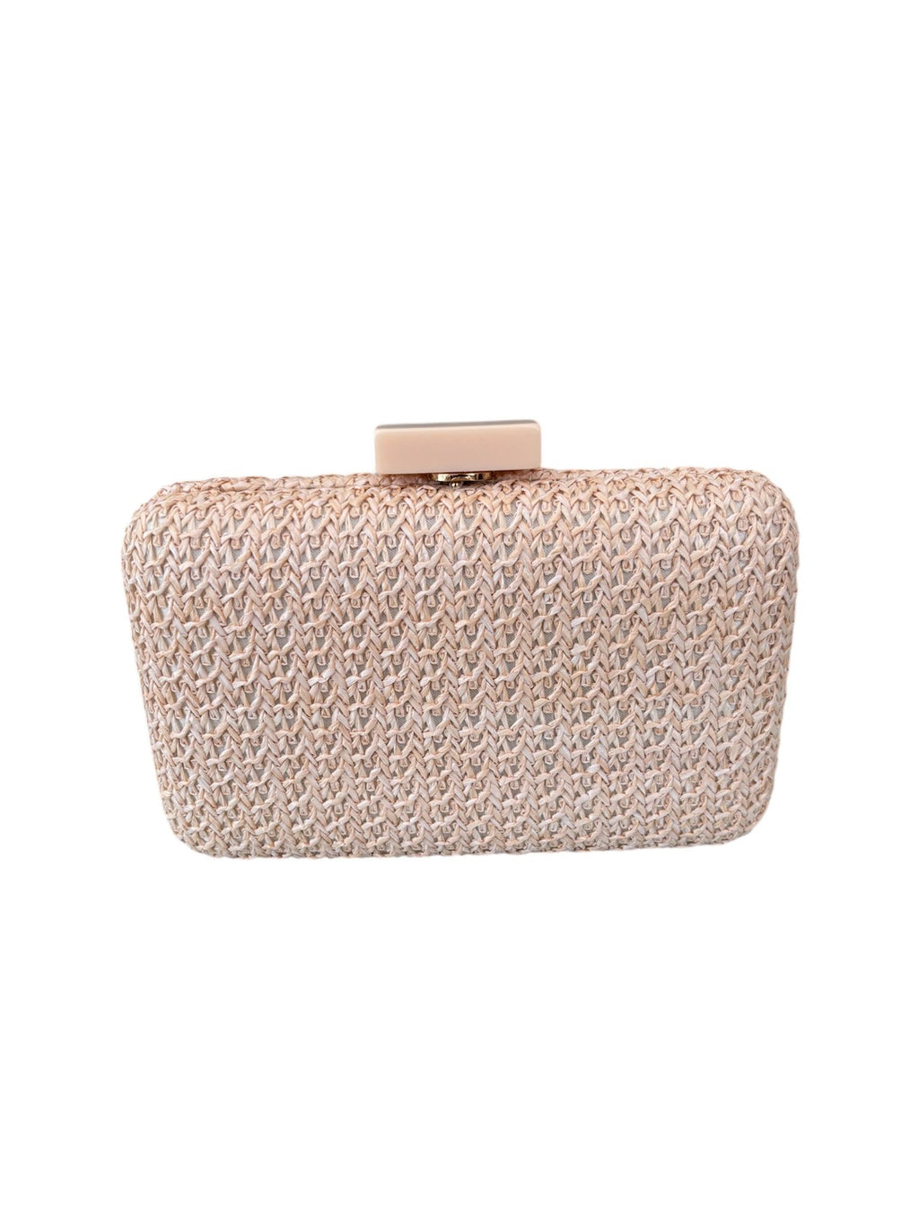 Clutch Rigida con Catena Dorata – Fiori di Lena