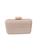 Clutch Rigida con Catena Dorata – Fiori di Lena