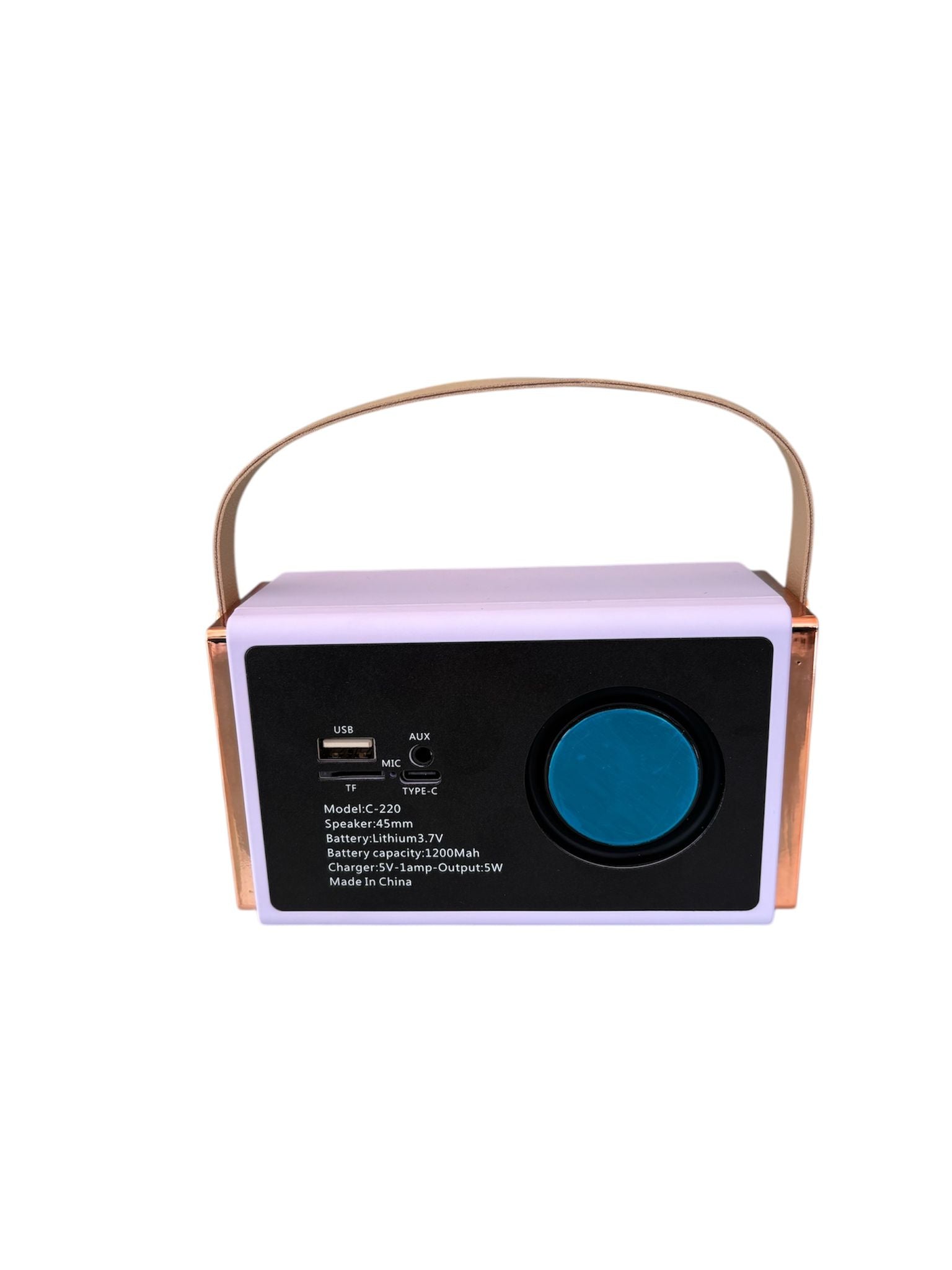 Cassa Bluetooth e Radio Portatile dal Design Vintage – Madrhelen