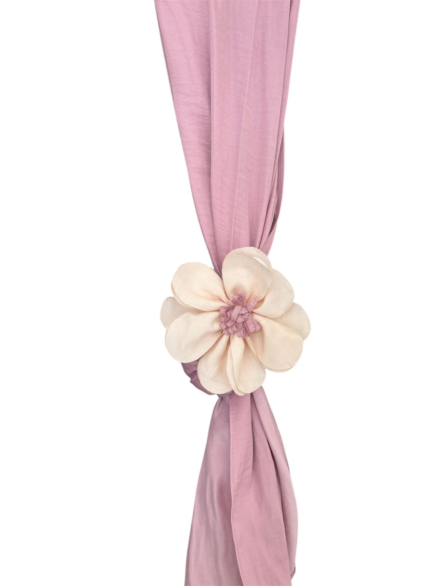 Maxi Foulard Leggero con Spilla a Fiore – Fiori di Lena