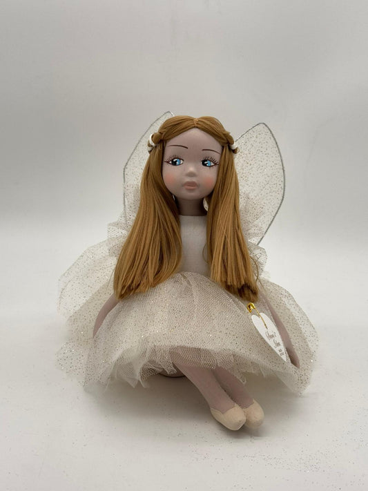 Bambola Fatina in Porcellana con Abito Glitterato – Sara’s Idea