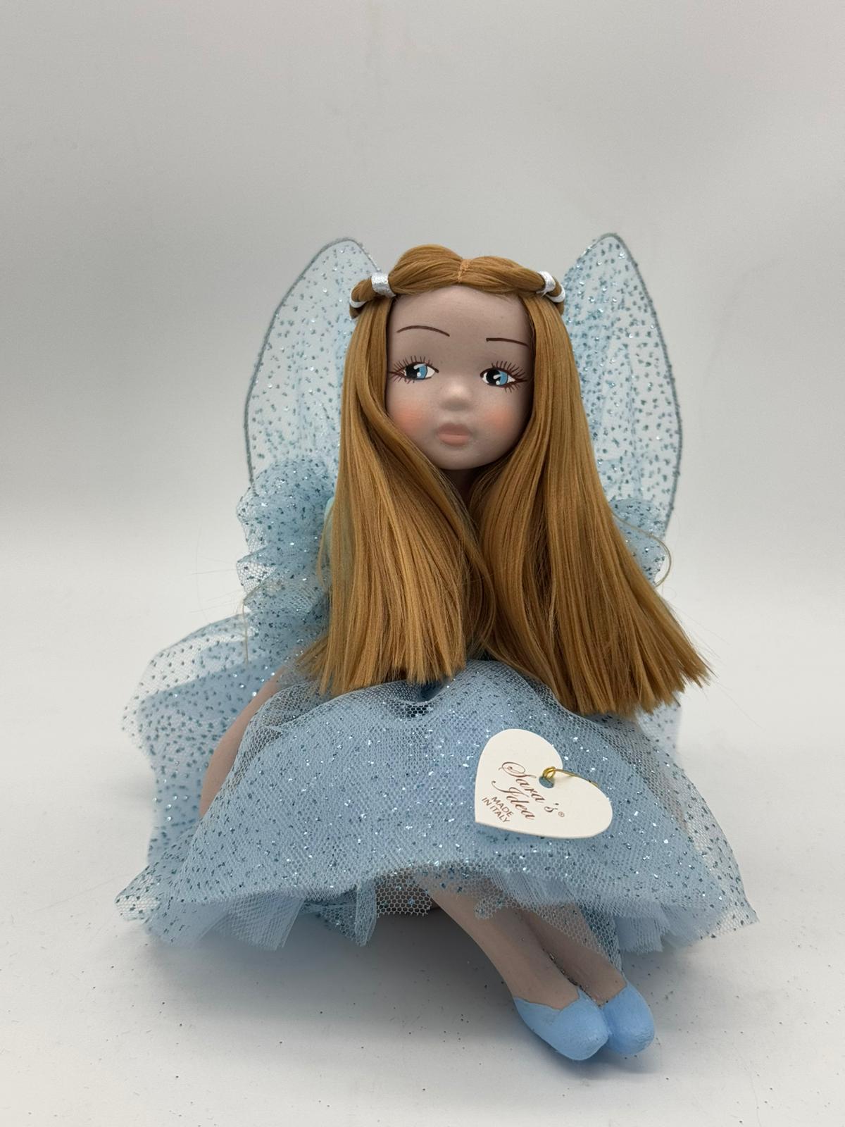 Bambola Fatina in Porcellana con Abito Glitterato – Sara’s Idea