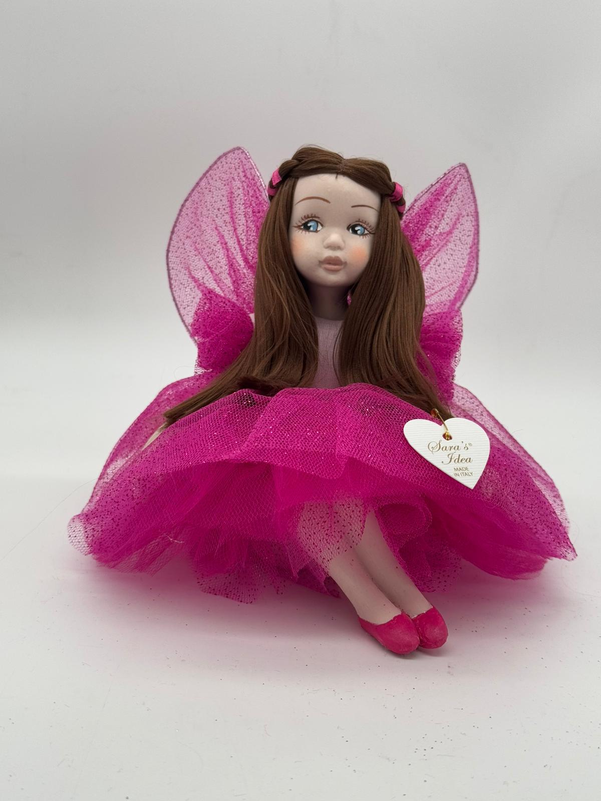 Bambola Fatina in Porcellana con Abito Glitterato – Sara’s Idea