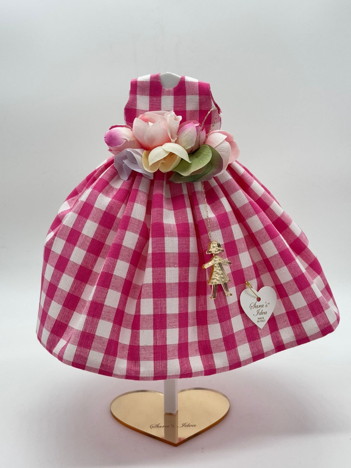Abito Profumatore in Cotone a Quadretti – Sara’s Idea