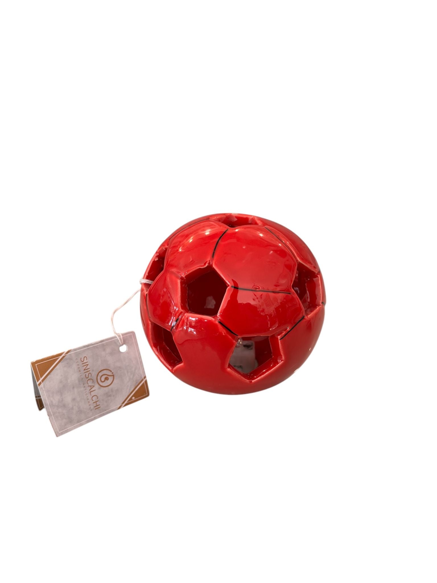 Lampada LED a Forma di Pallone in Ceramica – Siniscalchi