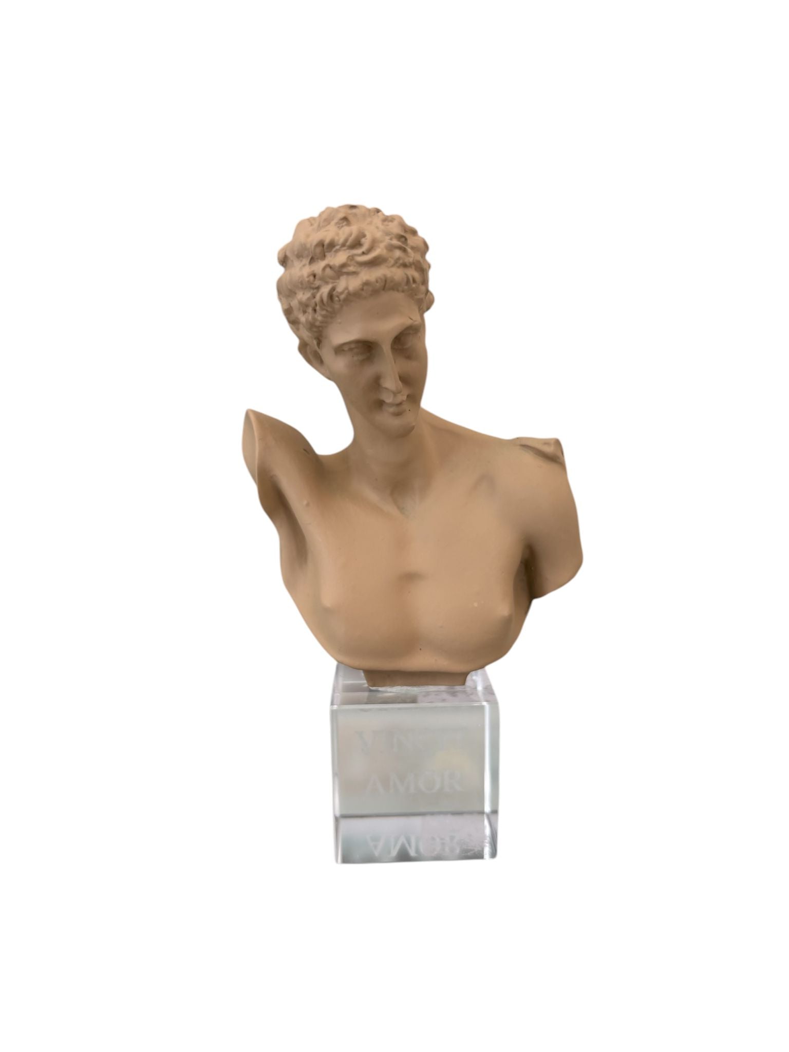 Statuetta di Hermes in Resina con Base in Vetro 6x11 h cm– Chiaraela