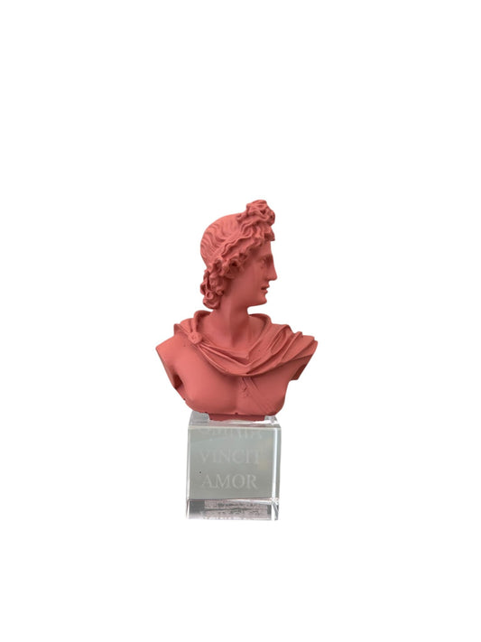Statuetta di Apollo in Resina con Base in Vetro 6x11 h cm – Chiaraela