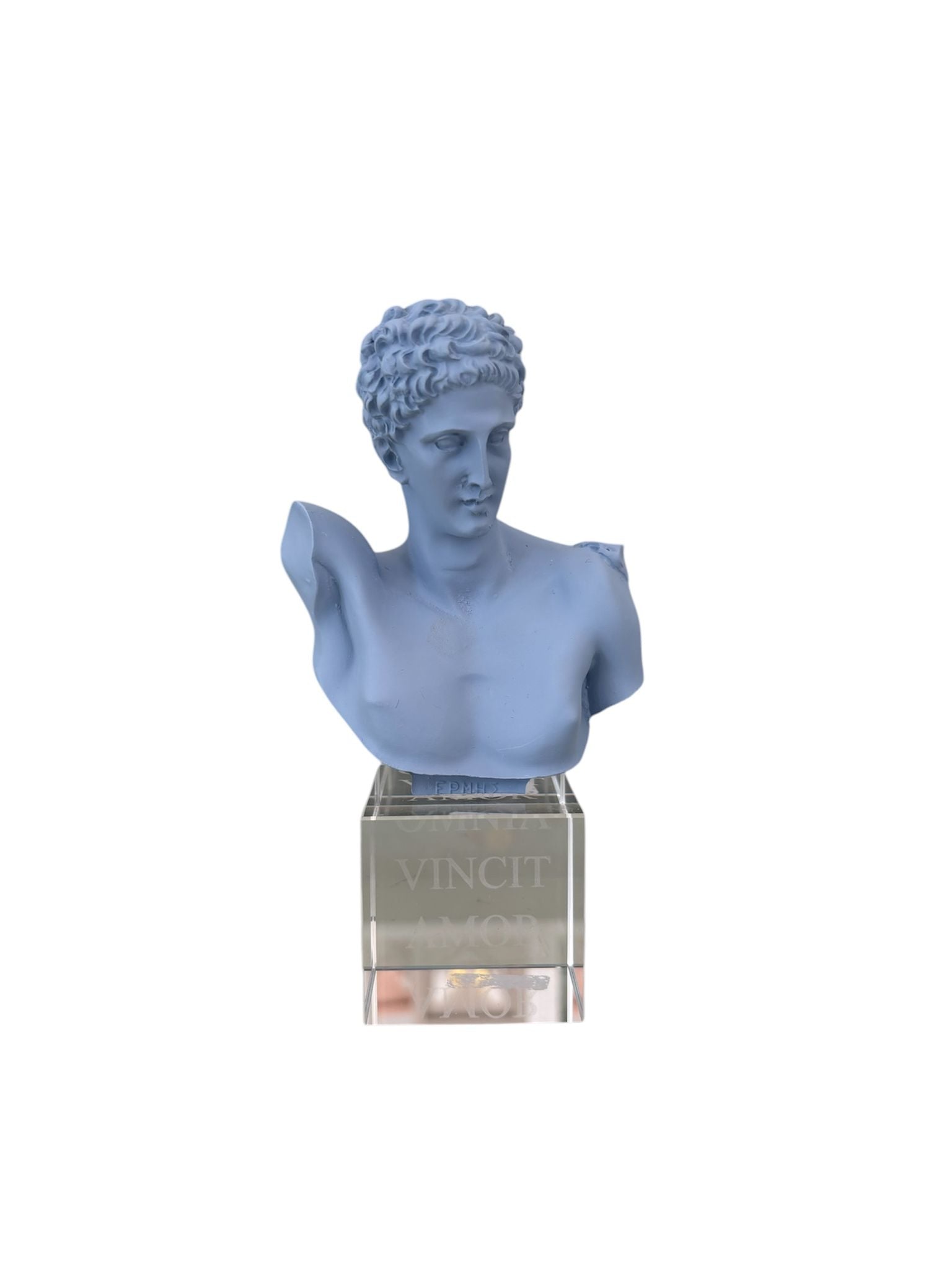 Statuetta di Hermes in Resina con Base in Vetro 8x15 h cm– Chiaraela