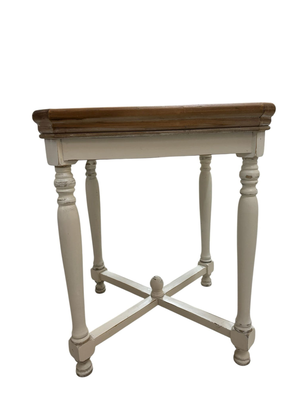 Tavolino in Stile Provenzale con Base Marrone Chiaro – In Art