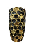 Vaso in Ceramica Nero e Oro – In Art