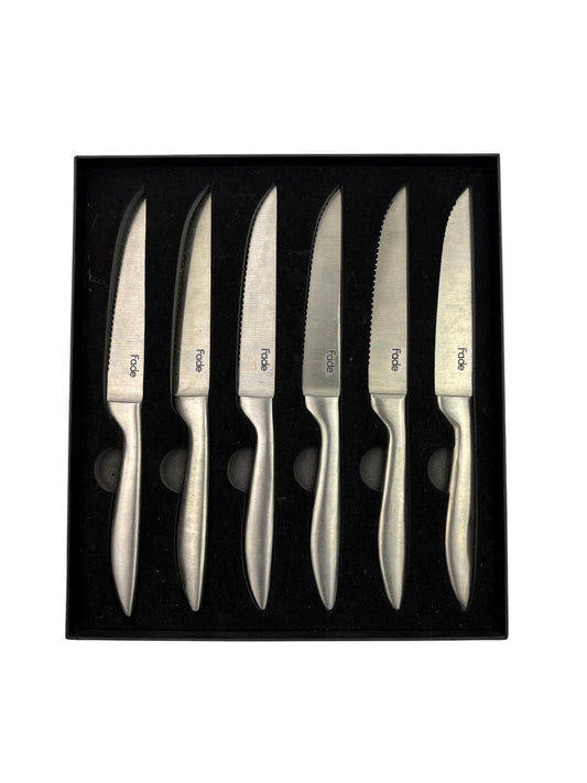 Set di 6 Coltelli da Carne in Acciaio Inox - Fade