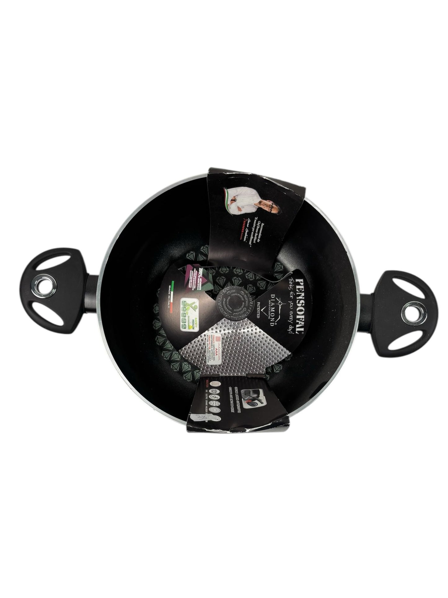 Casseruola con Due Manici "Diamond" Ø 24 cm – Pensofal