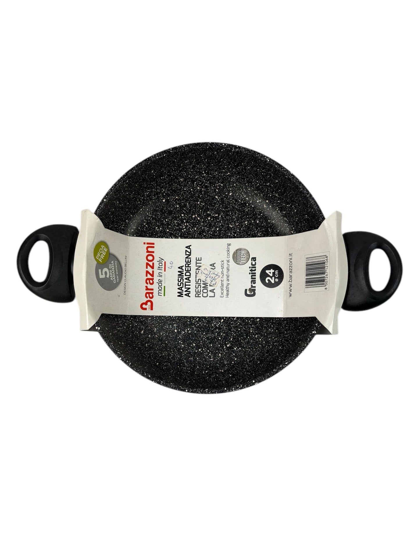 Tegame a Due Manici "Granitica" Ø 24 cm - Barazzoni
