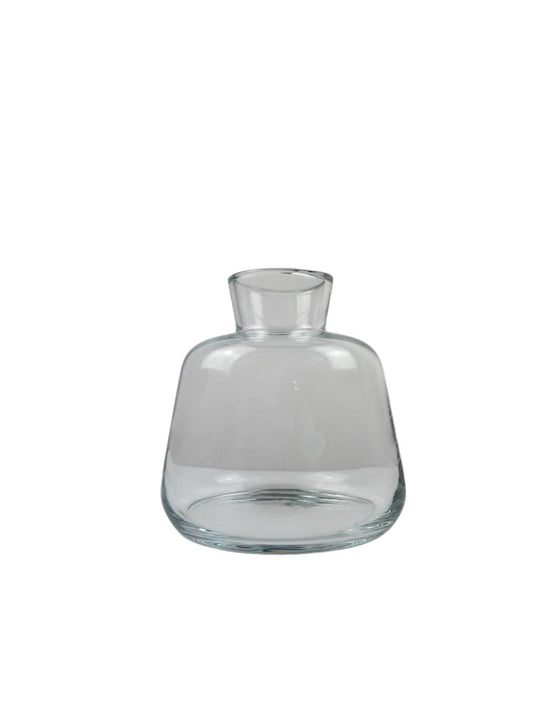 Vaso in Vetro Trasparente Resistente  Altezza 20 cm – Fiori di Lena