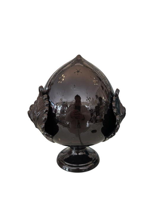 Pumo in Porcellana di Capodimonte Nero 22 cm - Dea Capodimonte