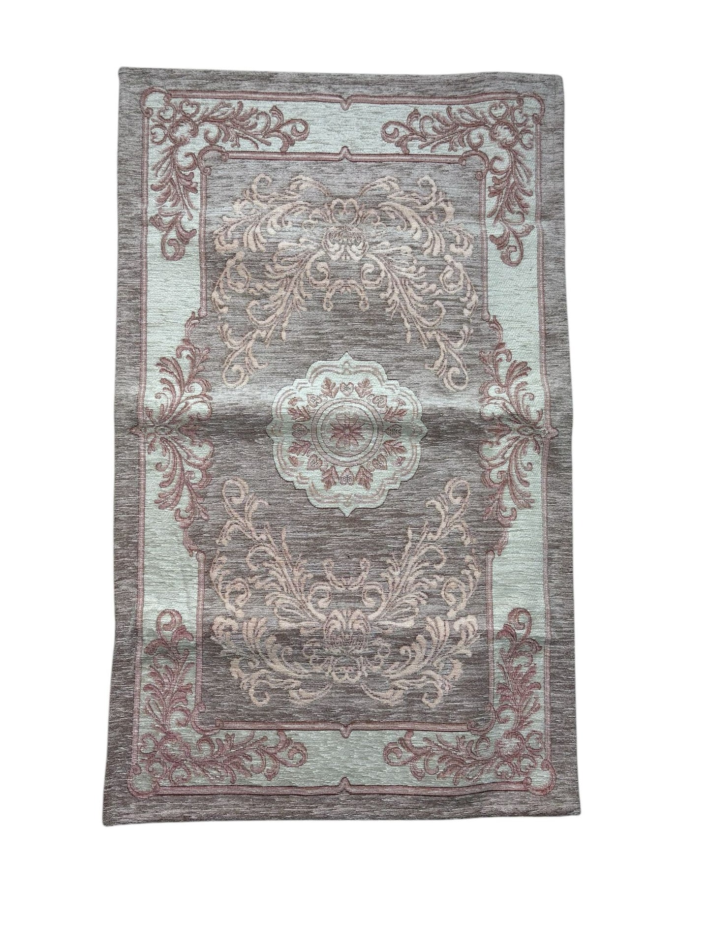 Tappeto Antiscivolo in Cotone con Inserti in Velluto 55x110 cm - Coccole di Casa