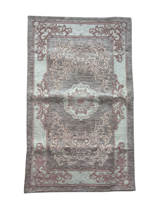 Tappeto Antiscivolo in Cotone con Inserti in Velluto 55x110 cm - Coccole di Casa