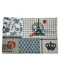 Tappeto in Cotone con Motivi Decorativi 60x90 cm - In Art