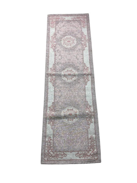 Tappeto Antiscivolo in Cotone con Inserti in Velluto 55x240 cm - Coccole di Casa