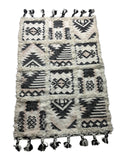 Tappeto in Lana Stile Boho Chic 80x120 cm - In Art