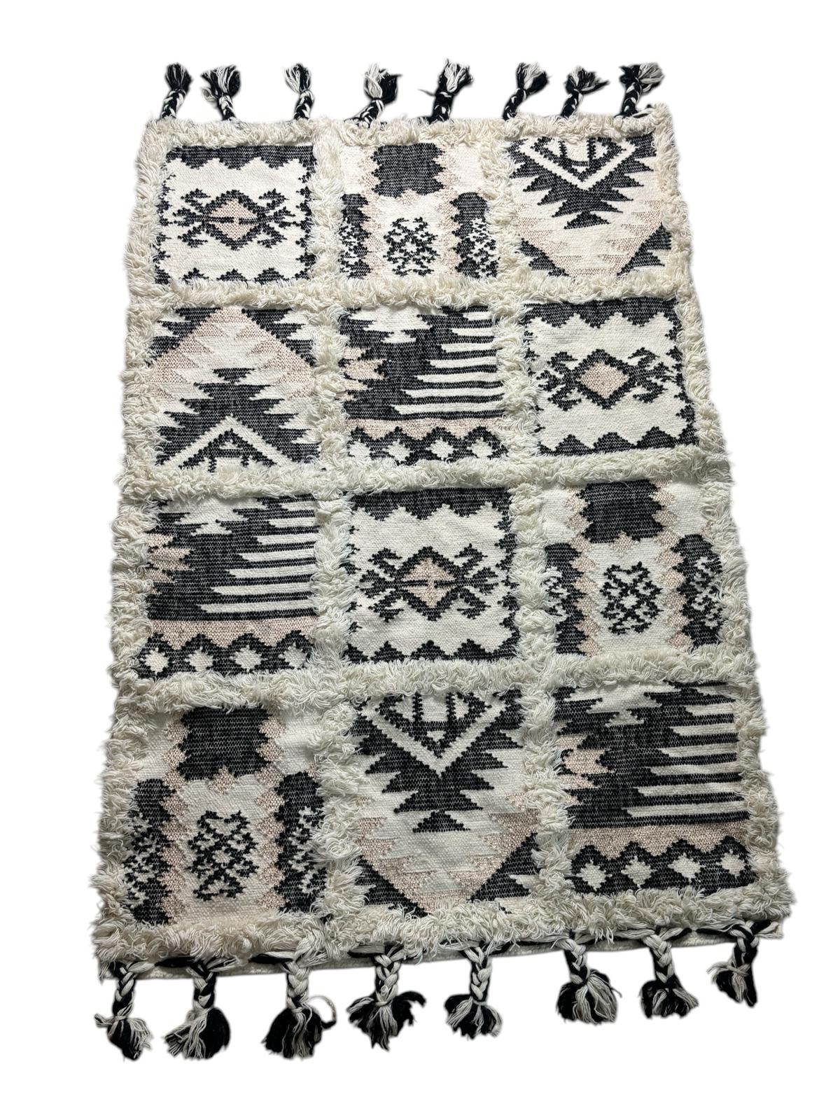 Tappeto in Lana Stile Boho Chic 80x120 cm - In Art