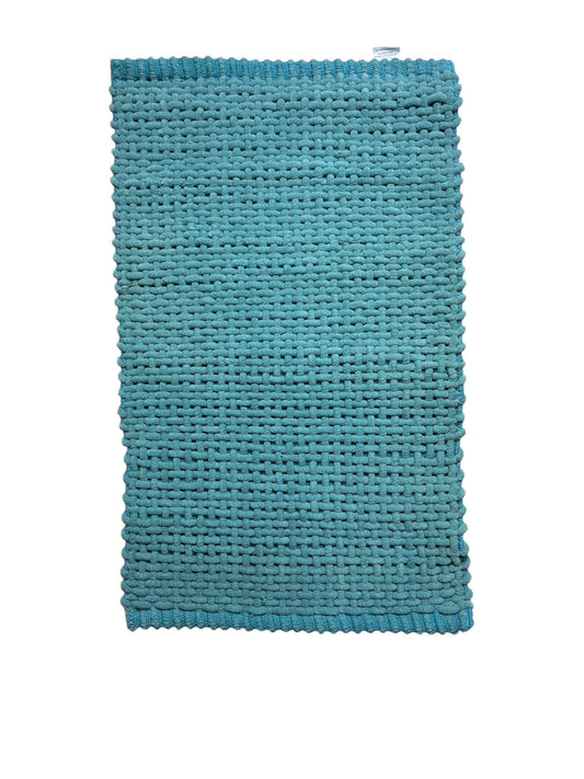 Tappeto da Bagno in Cotone Turchese Soffice 50x80 cm - Blanc Mariclò