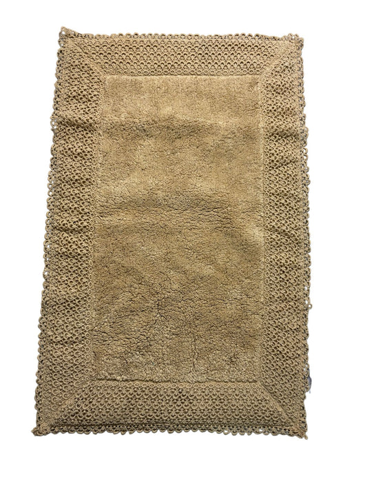 Tappeto da Bagno in Cotone Color Biscotto 58x85 cm - Blanc Mariclò