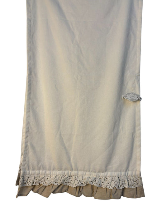 Runner Neutro con Gala Tortora 45x150 cm - Coccole di Casa