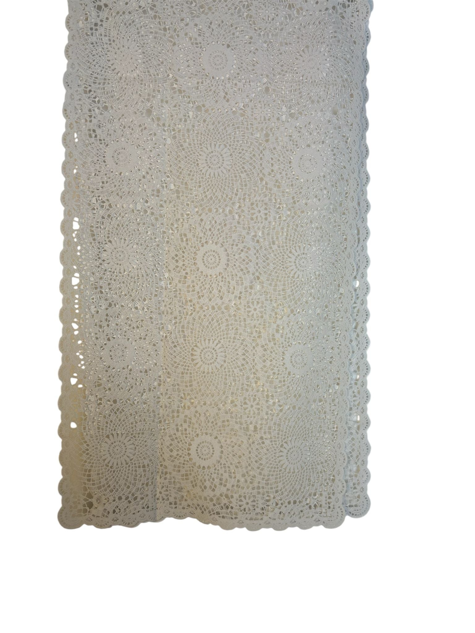 Runner Plastificato con Decorazioni Traforate 40x156 cm - Coccole di Casa