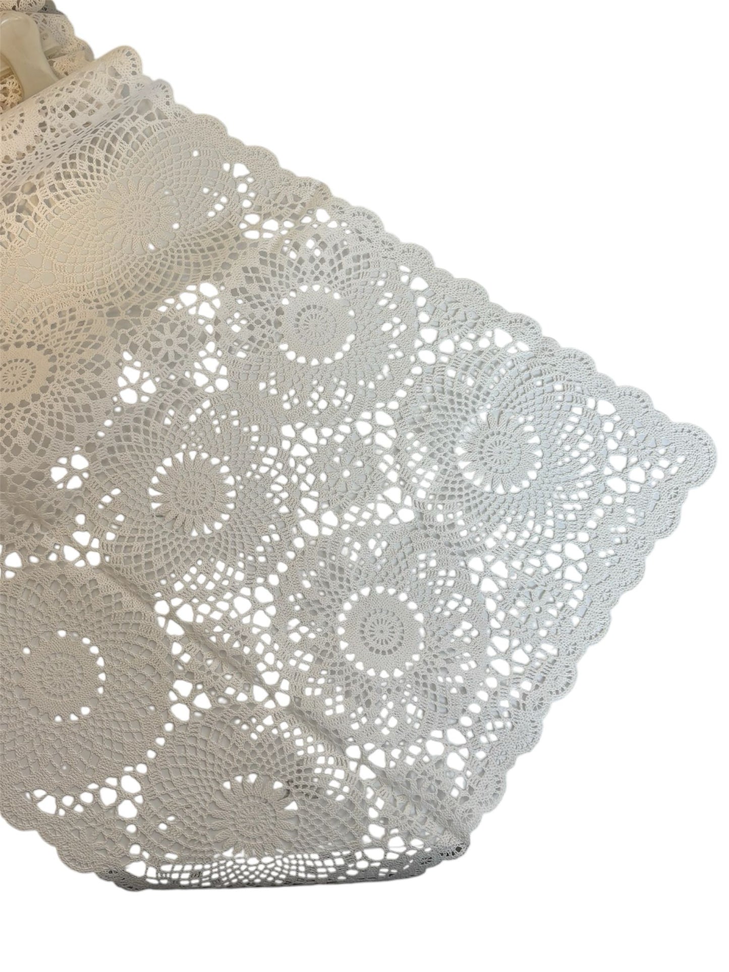 Runner Plastificato con Decorazioni Traforate 40x156 cm - Coccole di Casa