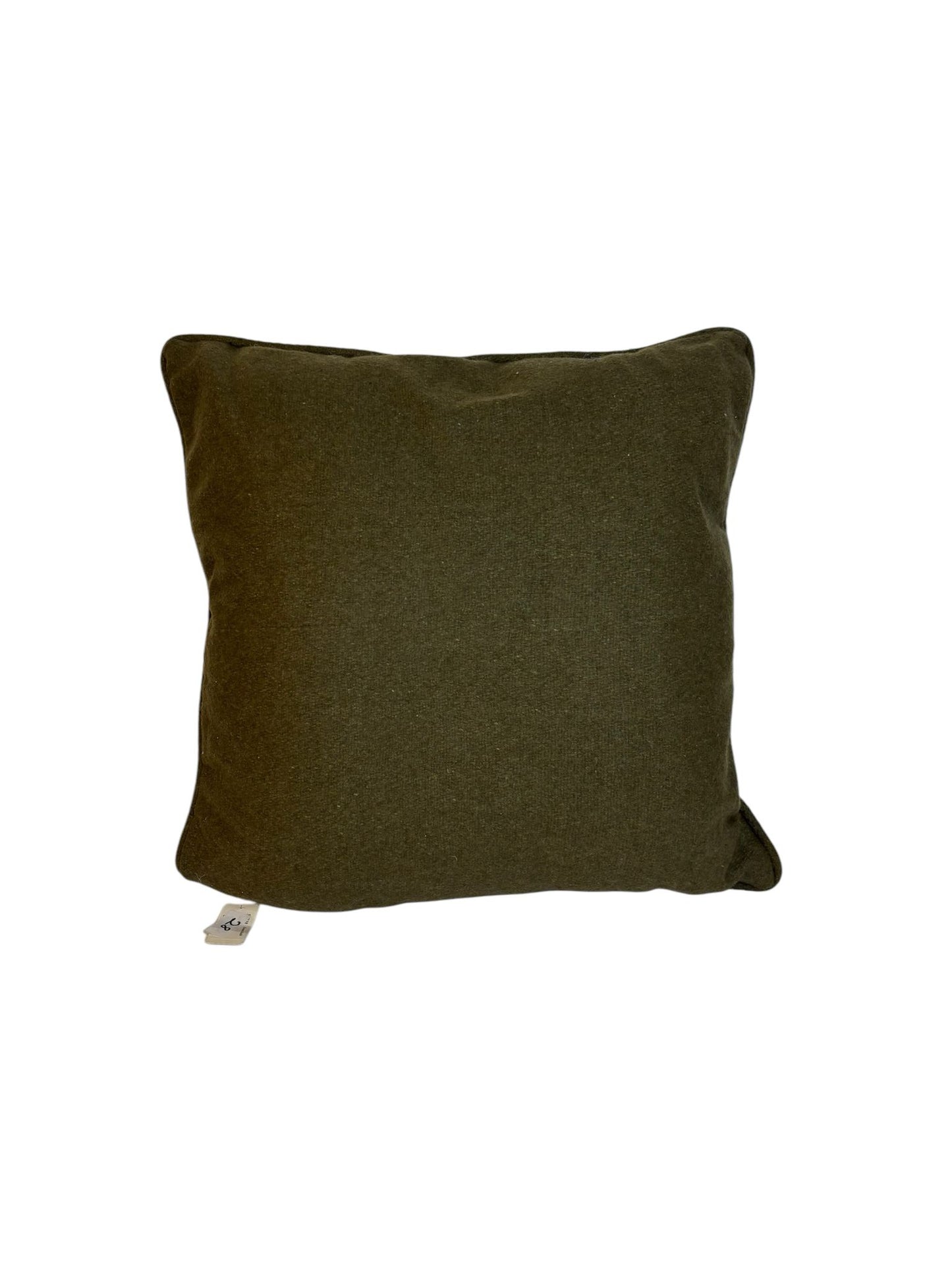 Cuscino in Cotone Beige con Motivi Rossi 60x60 cm - Clayre & Eef