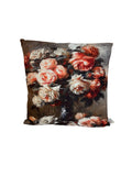 Cuscino in Cotone con Fiori Rosa Antico e Cipria 40x40 cm - In Art