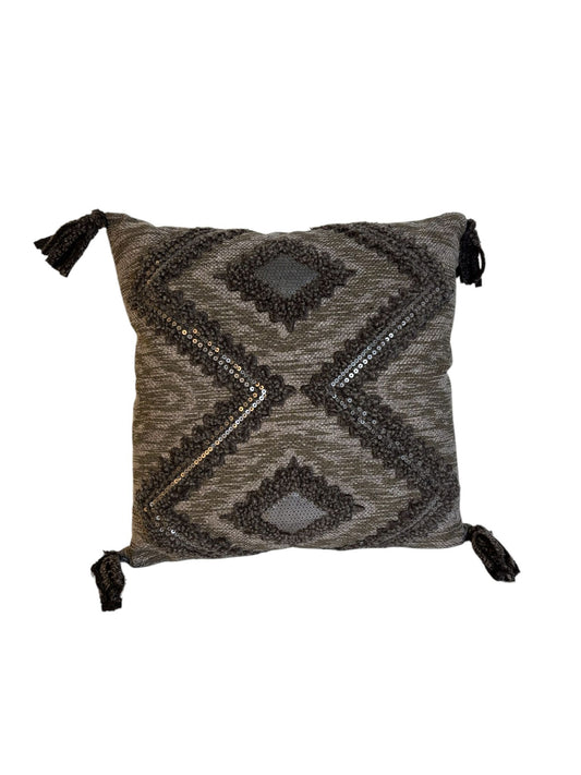 Cuscino con Nappe e Paillettes 40x40 cm - In Art