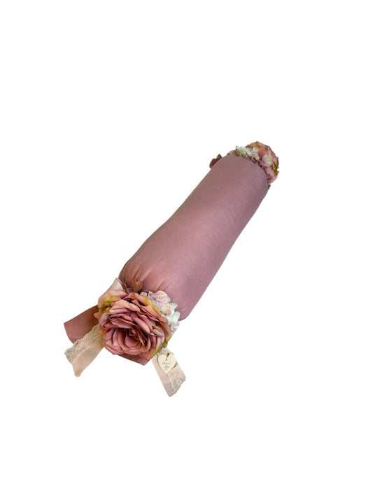 Cuscino Rettangolare con Fiori 50x15 cm - Sara's Idea