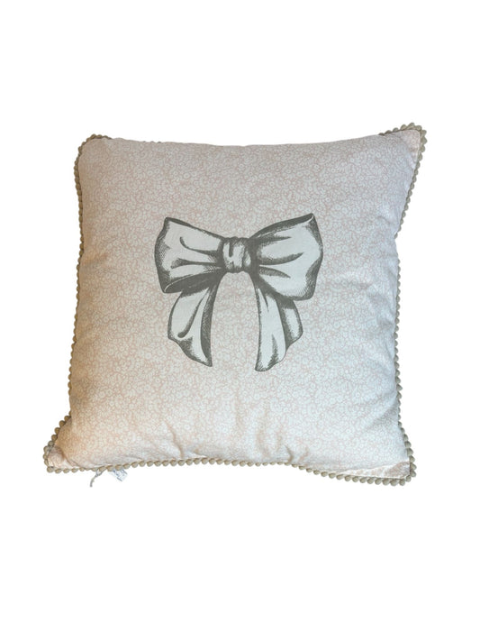 Cuscino Decorativo in Cotone con Micro Pon Pon - In Art