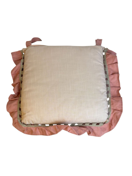 Set 6 Cuscini da Sedia con Volant - Preziosa Luxury Home