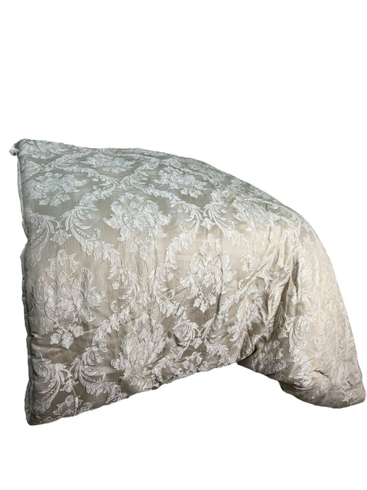 Set Trapunta Matrimoniale 270x270 cm con Guanciali Damascati - Blanc MariClo’