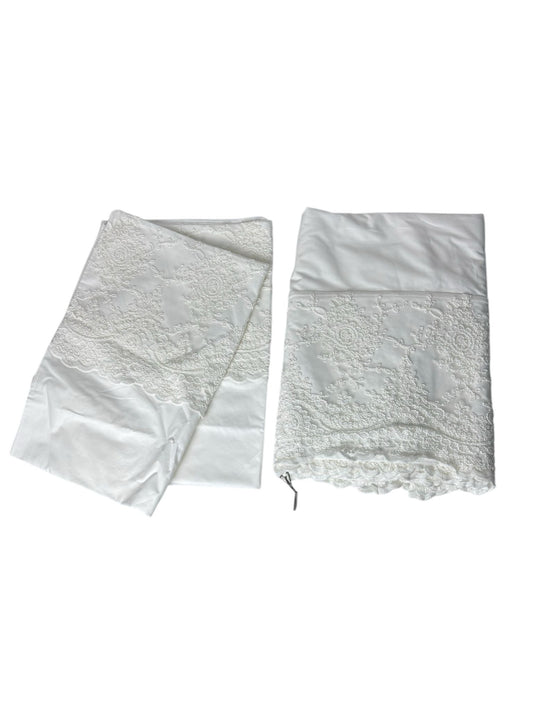 Lenzuolo Matrimoniale in Percalle 240x270 cm con Coppia di Federe – Corinzio