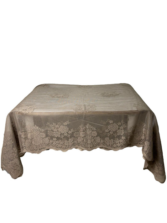 Tovaglia in Poliestere Effetto Pizzo 150x100 cm - Preziosa Luxury Home