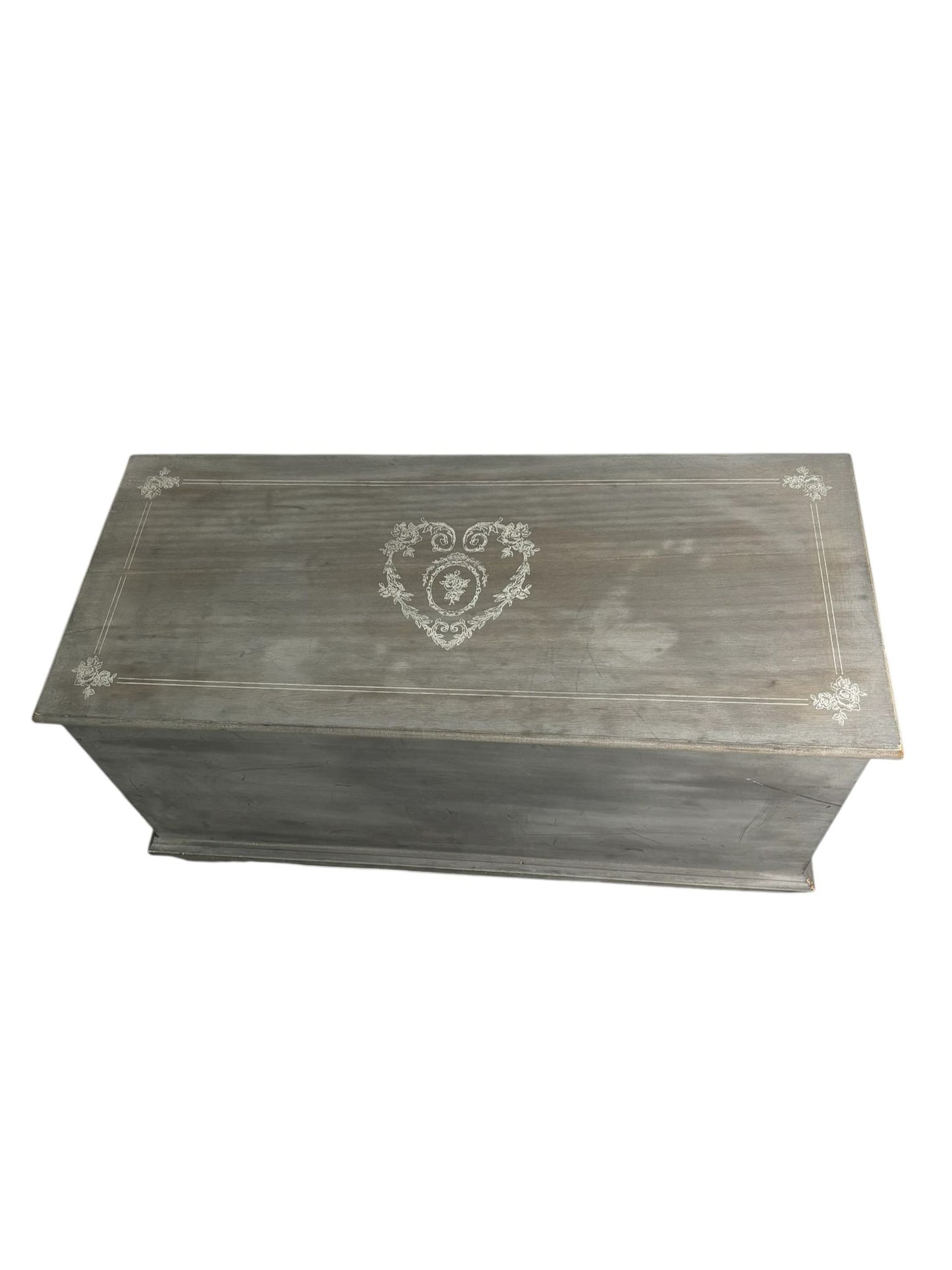 Panca Shabby Chic con Cuore Bianco – Clayre & Eef