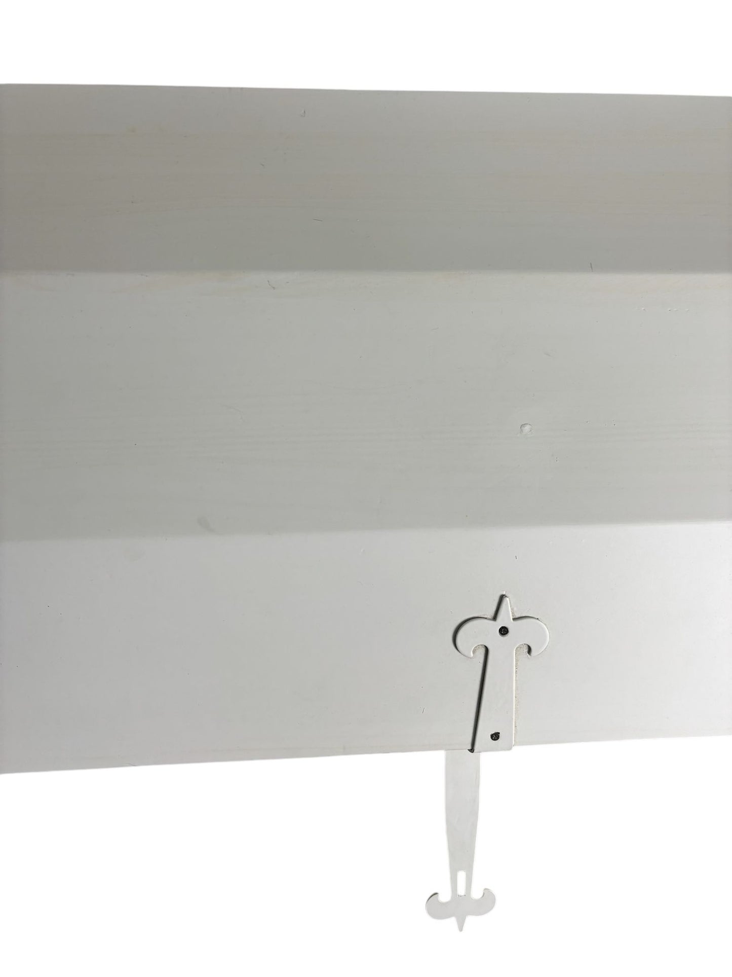 Cassapanca in Legno  Bianco con Decorazioni in Rilievo - L'Arte dei Nacchi