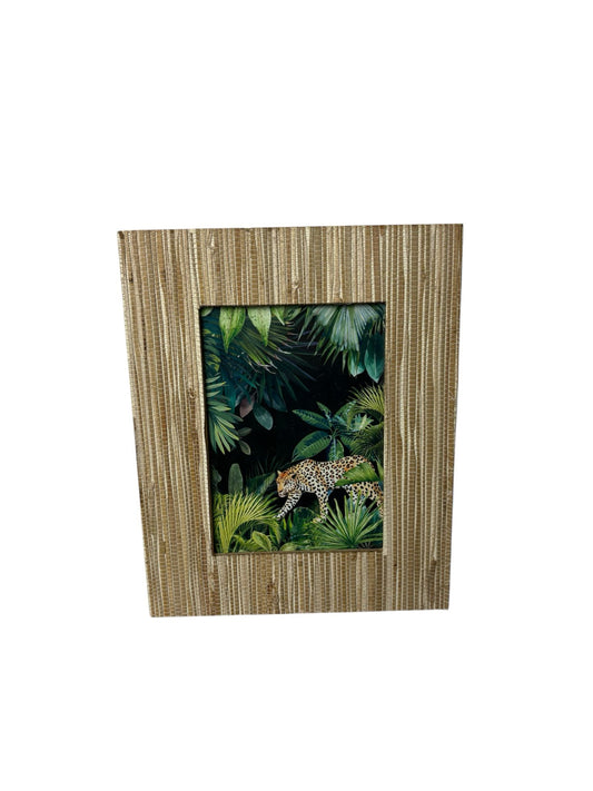 Portafoto Rettangolare in Legno Naturale da Tavolo 12x26 cm - In Art