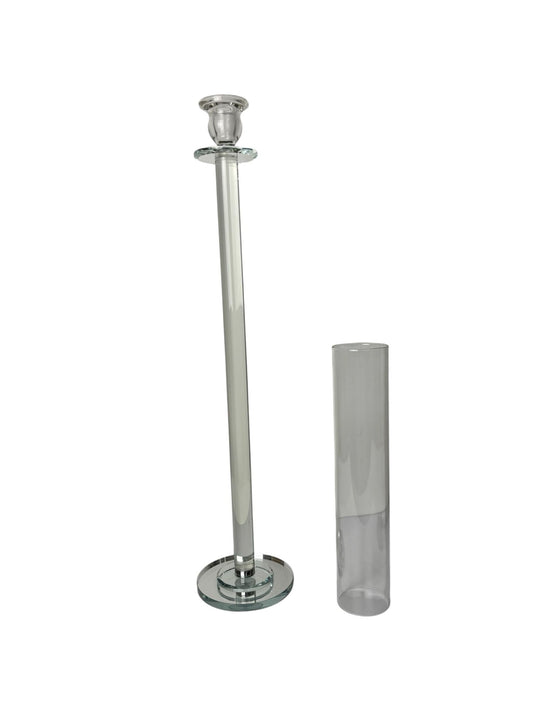 Candelabro Alto in Vetro 80 h cm- Belda