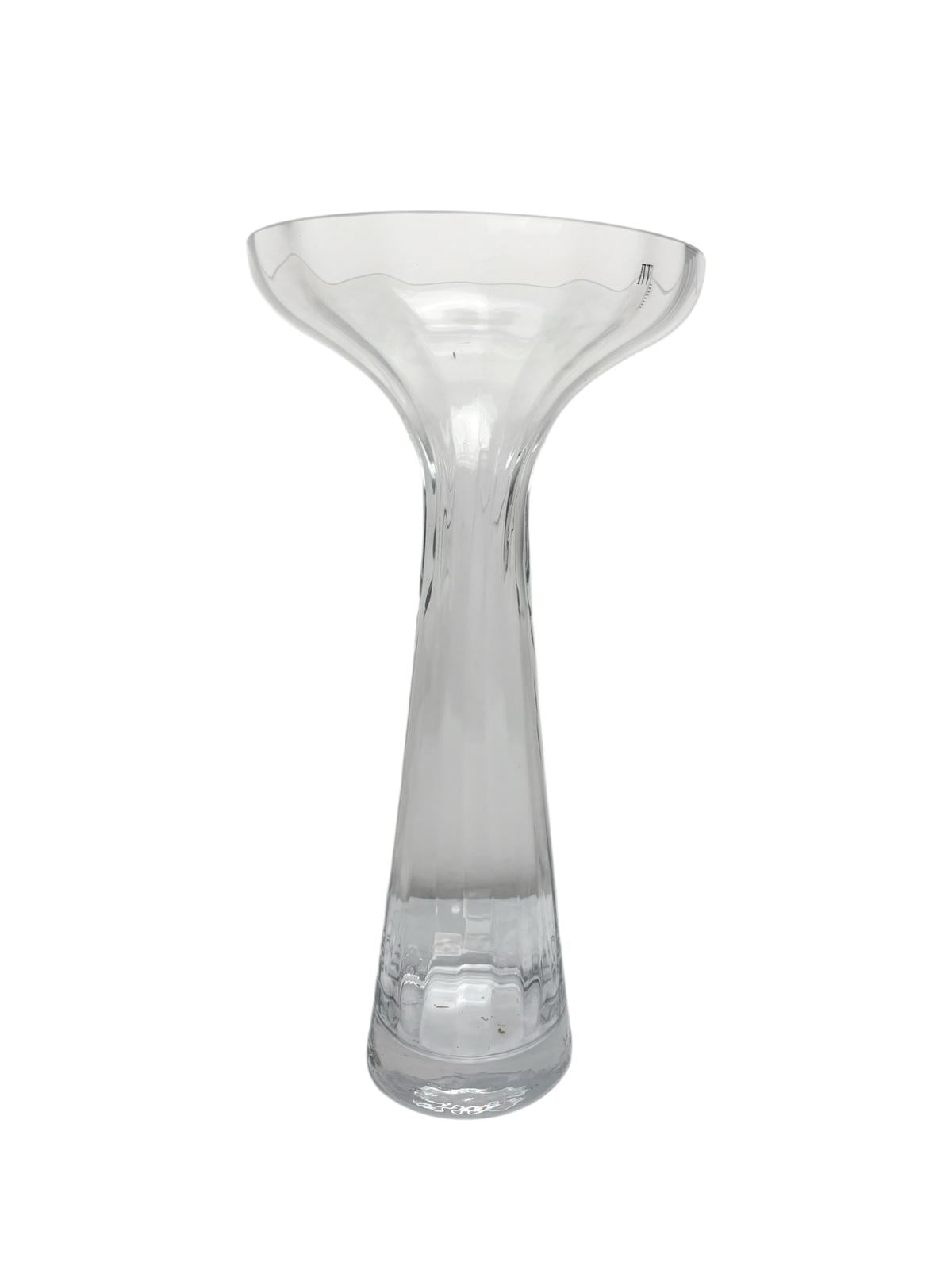 Vaso in Vetro con Base Stretta e Apertura Ampia 47 h cm  - IIV