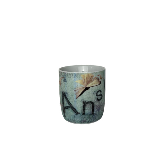 Tazza in Porcellana con Grafiche Colorate 8 cm - Linea Egan