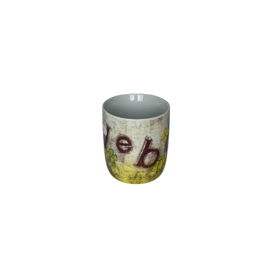 Tazza in Porcellana con Grafiche Colorate 8 cm - Linea Egan